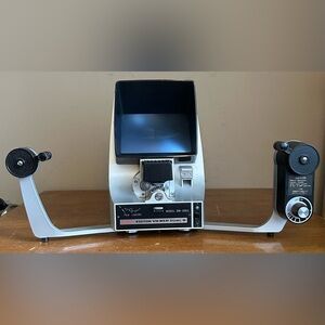 Vintage Sansei Koki Goko Model GM-3003 8mm Dual-8 Film Movie Editor Viewer